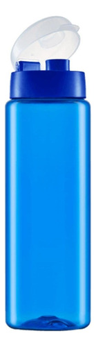 Garrafinha De Água Squeeze Para Escritório Moderna Luxo Cor Azul