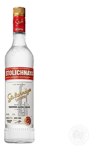 Pack De 6 Vodka Stolichnaya 750 Ml