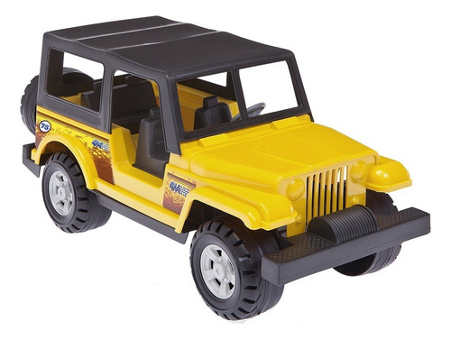 Caminhonete Jeep Trilha Brinquedo Infantil Miniatura Grande Cor Colorido Personagem Liso