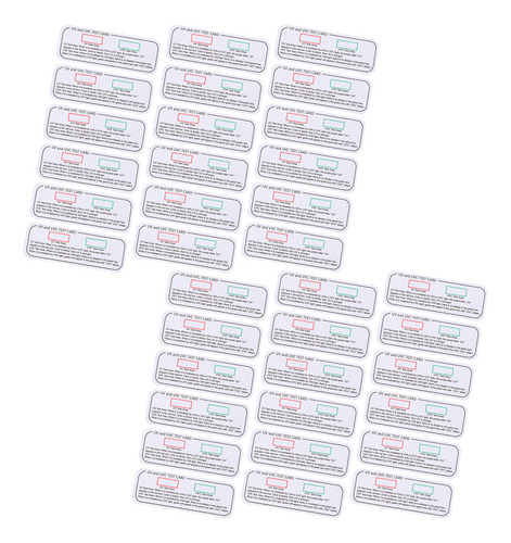 Tira De Prueba Uv Test Card, 30 Unidades