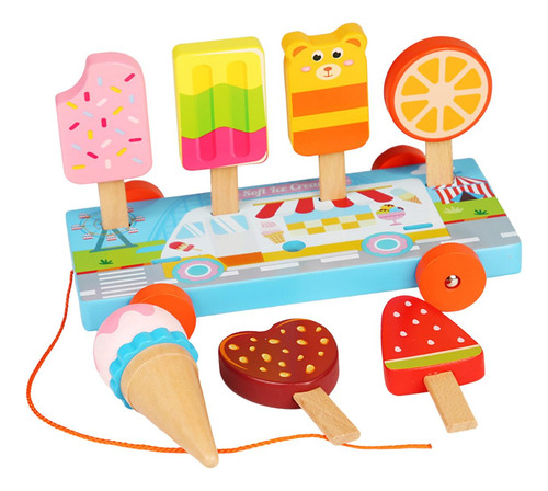 Brinquedo De Sorvete Brinquedo De Mentira Montessori Cozinha