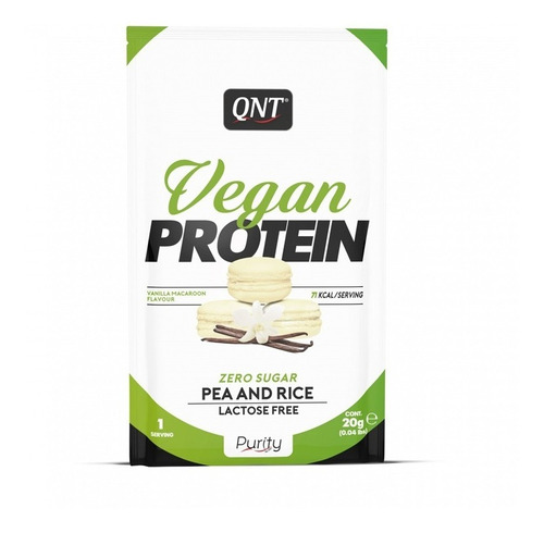 Pack X 10 Proteina Vegana Sin Azucar 20gr Qnt