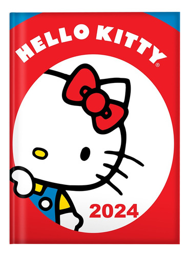 Agenda Diaria Básica 2024 Hello Kitty 14 X 20 Cm Danpex