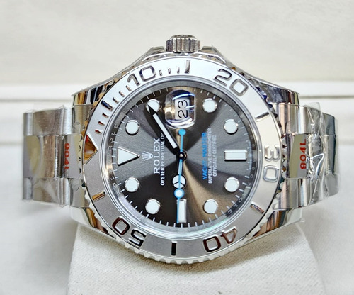 Reloj Yacht M. Acero Eta Suizo Grabado 41 Mm Automatic Acero Acerro Mate Gris Oscuro (Usado)