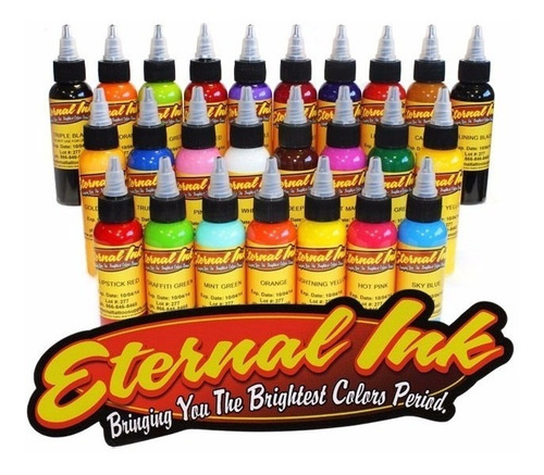 Tinta Para Tatuar Eternal Ink 1oz Sellada Tattoo Ink