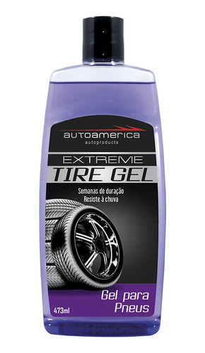 Pretinho Para Pneus Extreme Gel - Autoamerica - 473ml