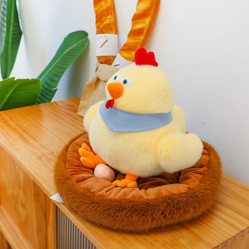 X Nuevo Set De Juego De Peluche For Gallinas Poniendo