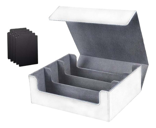 Caja Para Baraja De Cartas, Estuche Para Blanco Gris