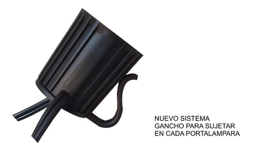 Extensión Ramal Para 20 Bombillos Roseta E27 6 Metros