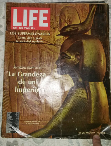 Revista Life Agosto 1968  Lo Que Era Un Millonario En 1968!