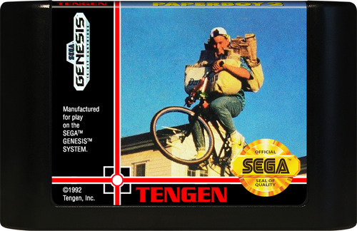 Cartucho Juego Paperboy 2 Sega Genesis 16 Bits