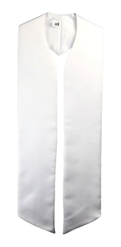 Estola Para Toga Adulto Color Blanco