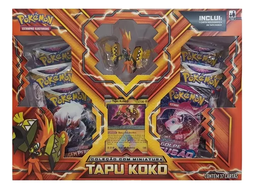 Box Pokemon Com Miniatura Tapu Koko - Pokemon - #