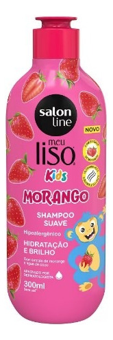 Kit Meu Liso Shampoo E Condicionador Morango Salon Line