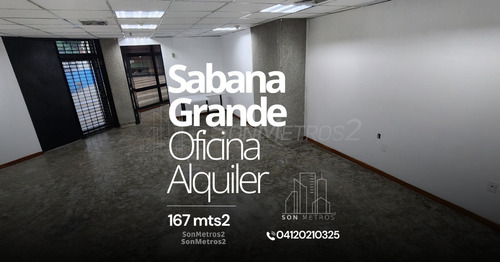 Oficina Alquiler Sabana Grande 167 Mts2 + Terraza Sonmetros2