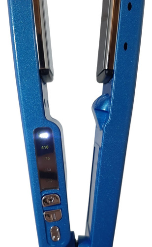 Plancha Profesional De Integranted Cerámic Heaters 450° Celeste