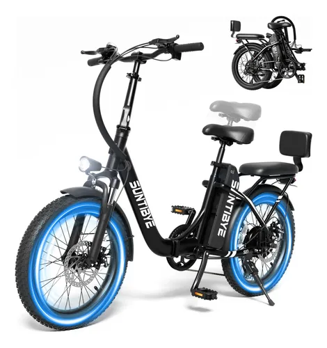 Bicicleta Electrica Plegable Amyet Se1 15ah 1500w 20' 7 Vel