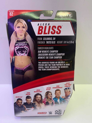 Imagen 2 de 2 de Figura Wwe Alexa Bliss Elite Collection