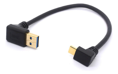 Cable De Extensin Usb Tipo C Chapado En Oro, 9.8in, Usb 3.0