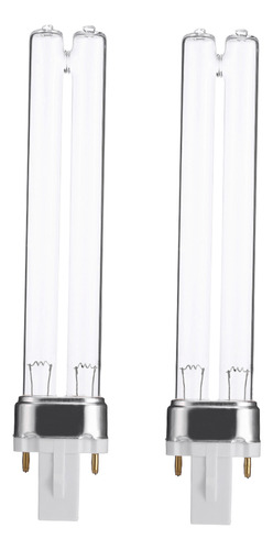 Bombillas Ultravioleta Bulb G23 De 9 W, 2 Bombillas Esterili