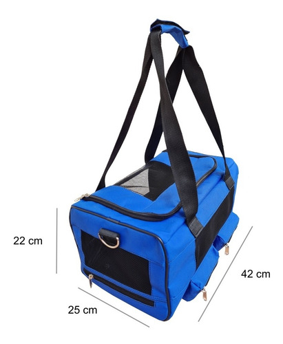 Bolso Transportador Para Mascotas Lola Pets Modelo Rio