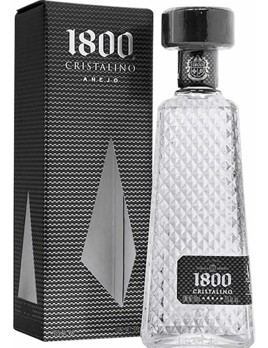 Tequila 1800 Cristalino Añejo - Ml A $3 - mL a $357