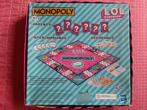 Monopoly Lol Surprise! Juego De Mesa (Usado)