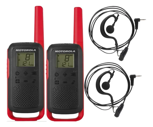 comprar Kit 4 Radio Comunicador Motorola T210br Ht E Fone Ouvido Ptt