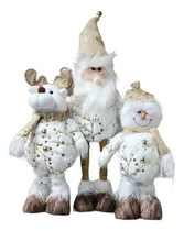 Comprar Pack3 Muñecos Navideños Patas Largas Decoracion Navidad 60cm