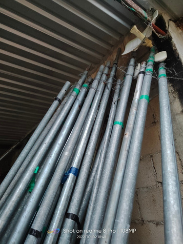 Mástil Telescópico 12 Mts Galvanizado. (Usado)