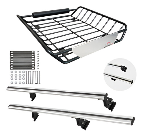 Kit Canastilla Maletero Transportador Swift Barras Aluminio