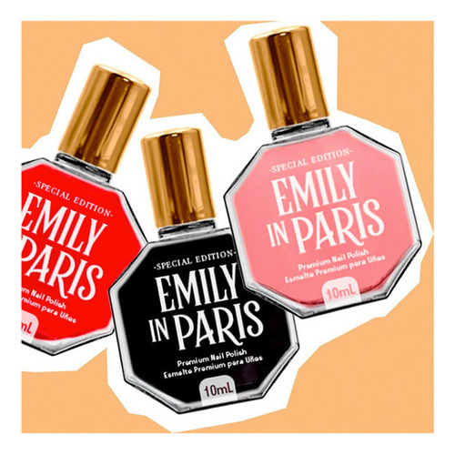Set de 5 Esmaltes Premium Emily In París Republic Cosmetics