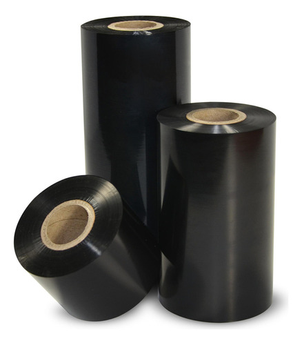 Ribbon Cera Negro 65mm X 70m Buje Chico Ø 1/2 Pulgada Pack X6 Unidades