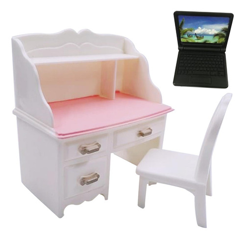 5 Juego De Muebles De Escritorio En Miniatura Para 5 Piezas