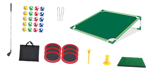 Juego De Golf Pong, Incluye Pelotas De Golf Bastidor Único