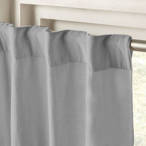 Imagen 2 de 10 de Juego Cortina Tela Blackout Textil 2 Paños 140x220cm Altura
