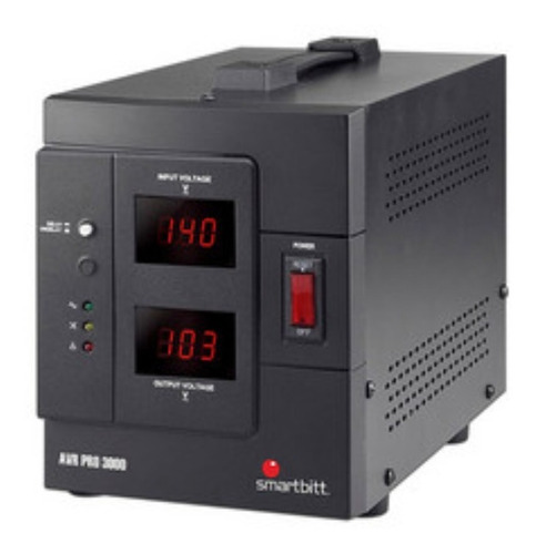 Imagen 5 de 6 de Regulador De Voltaje Smartbitt 3000va/2000w Sbavrc3000pr /v