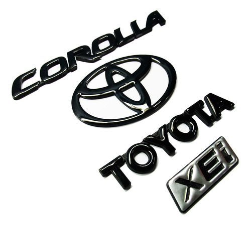 Emblemas Toyota Corolla Xei Insigneas Paga 3m