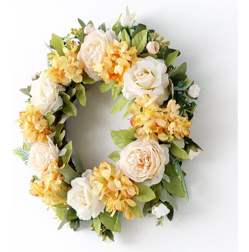 Corona De Flores Artificial Flores