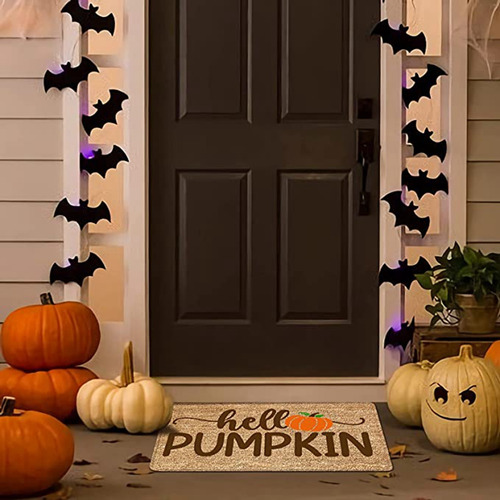 Felpudo Para Decoración De Halloween, Felpudo De Bienvenida,
