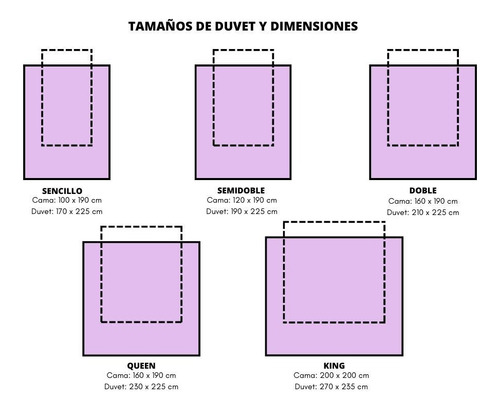 Imagen 4 de 4 de Set Duvet 8 Pzas Blanco Líneas Microfibra Doble