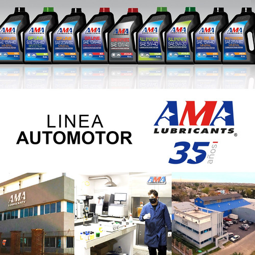 Imagen 2 de 5 de Aceite Lubricante Motor Ama Full Sintetico 5w30 1l
