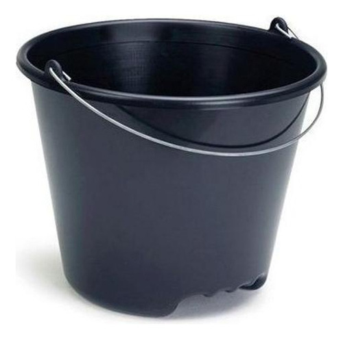 Terraplast  balde preto 12 L