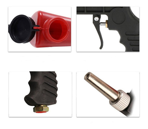 Imagen 2 de 3 de Pistola Arenadora Chorro De Arena Neumática Por Gravedad