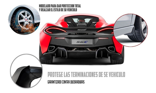 Par Lodera Pantaleta Plástico Para Auto Universal