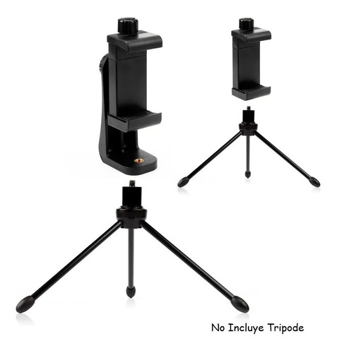 Imagen 9 de 10 de Soporte Adaptador De Celular Para Tripode Y Monopod