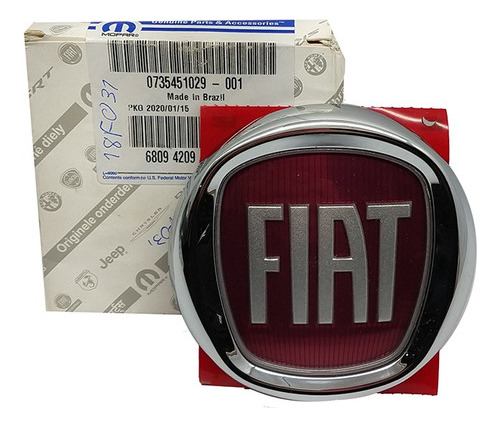 Emblema Da Tampa Traseira Fiat 500  735451029