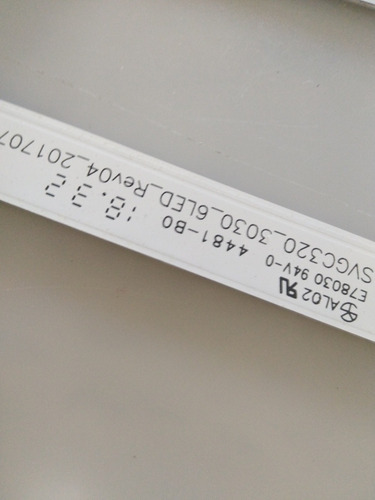 Tiras De Leds Hisense 32h5500e Svgc320_3030_6led_rev04 (Usado)