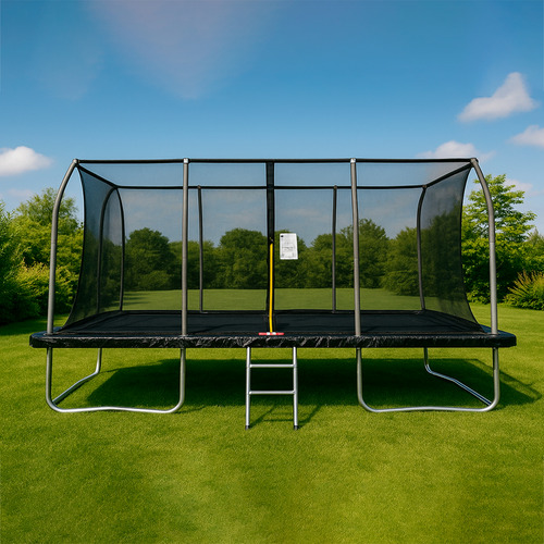 Trampolin Brincolin Rectangular 17 X 10 Pies Resistente