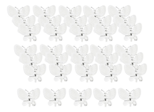 50pcs Clips Vine Clips Instalação Fácil, Clara, Suporte